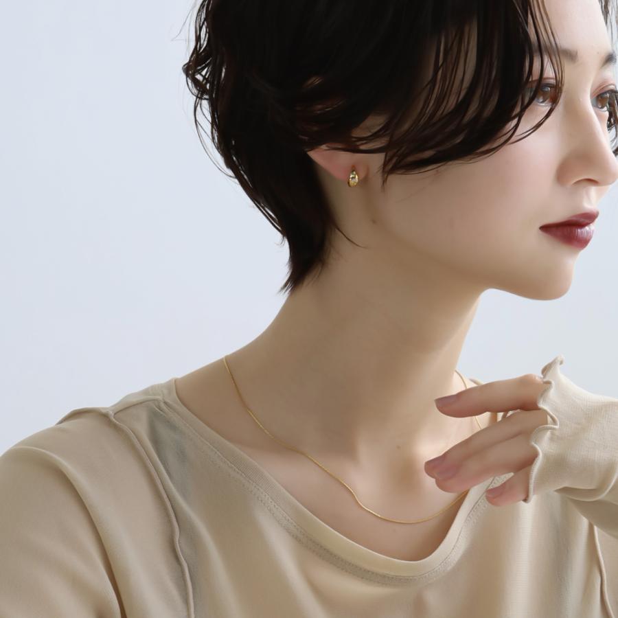 ピアス アレルギー対応 つけっぱなし フープピアス 18金 レディース 金属アレルギー シルバー925 ハワイアンジュエリー |  | 08