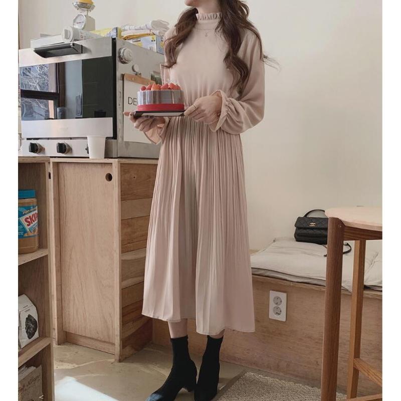 ワンピース レディース 50代 40代 きれいめ 秋冬 秋 冬 綿麻 レース 花柄 ノーカラー 長袖 ひざ丈 Aライン J Noel 通販 Yahoo ショッピング