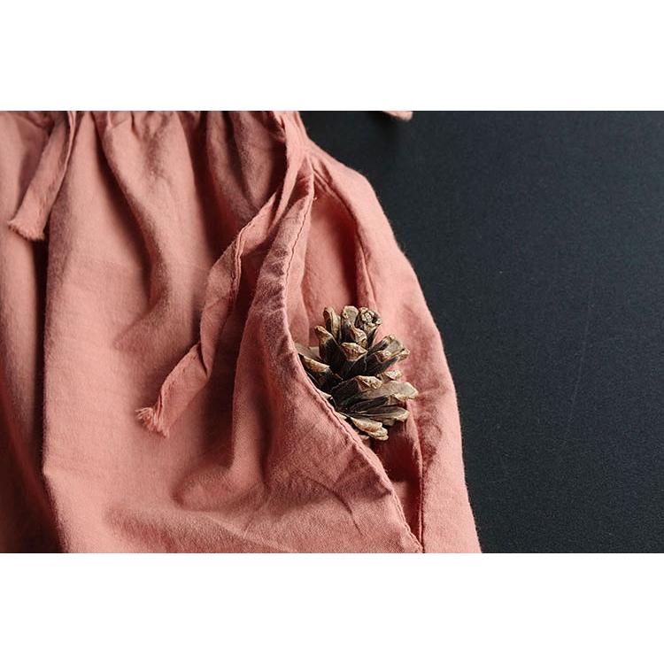 ワンピース レディース 40代 50代 きれいめ 春 夏 春夏 フォーマル 綿 花柄 刺繍 丸首 半袖 ロング丈 Aラインの画像