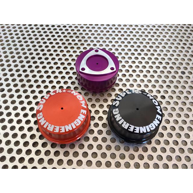 FC3S RX-7 アルミ強化ハブ用キャップ 2個1セット オレンジ スーパー