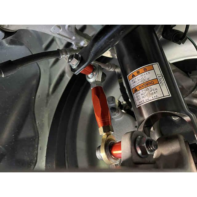 NDロードスター フロント スタビリンク オレンジ スーパーナウ