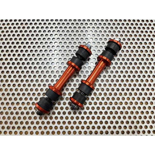 S14 シルビア 日産車リアスタビリンク オレンジ ゴムブッシュレス