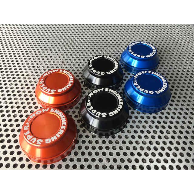 S2000 ハブリング機能付きカバー リア：Φ64 2個 青 スーパーナウ