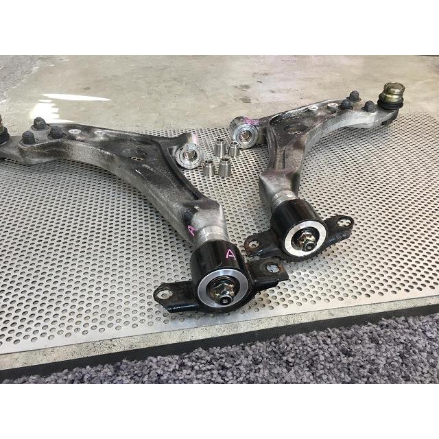 みー ランサーエボリューション5 フロントロアアームピロ 後ピロ スーパー