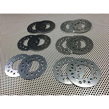 スペーサー 3ミリ 5H/PCD100 PCD114.3 M12 ガンメタ 2枚セット