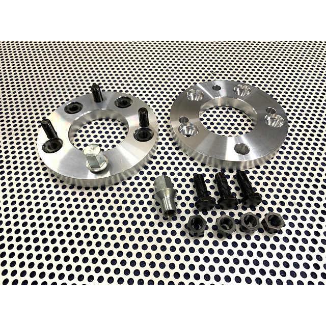 PCD変換スペーサー 5穴から4穴への変換 M12×P=1.25 厚み17ミリ