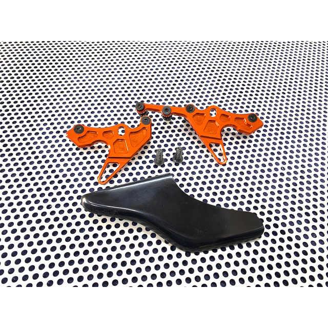 専用ページです。 ZX-25R/4R 20- カニフック シルバー スプロケットガード カーボン