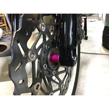 まるちページ RGV250γ 88-89 VJ21 ホイールカラー ピンク スーパーナウ