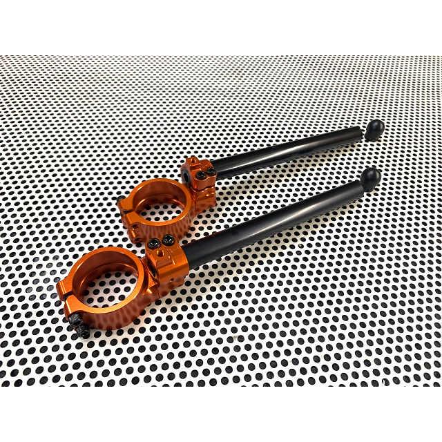 レーシングハンドル タイプC Φ31 18UP 6° オレンジ スーパーナウ