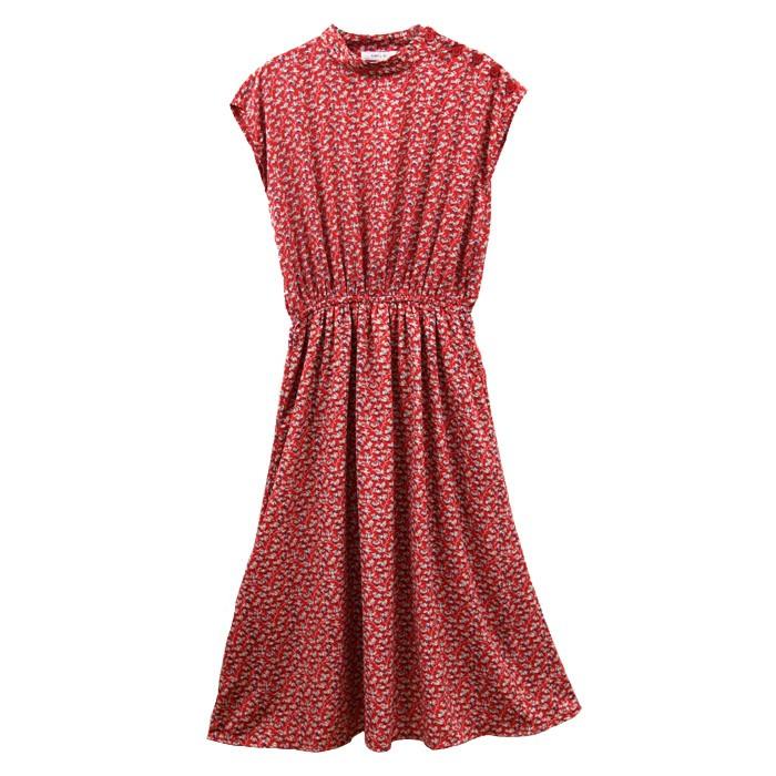 レディース トレンド ワンピース 花柄 洋服 オフホワイト ベージュ レッド 流行 プチプラ 大人カジュアル かわいい 人気 韓国ファッション サンゴ 114n Nofallsango 通販 Yahoo ショッピング