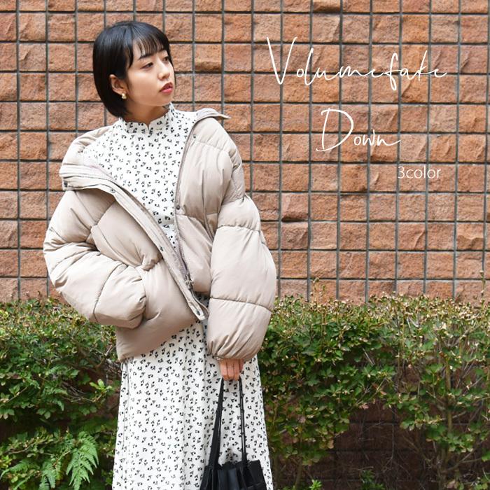 ダウン ジャケット アウター 秋服 冬服 秋コーデ コート 暖かい シンプル 黒 ブラック フード 暖かい メンズライク カジュアル 大人 レディース プチプラ 142n5506 Nofallsango 通販 Yahoo ショッピング