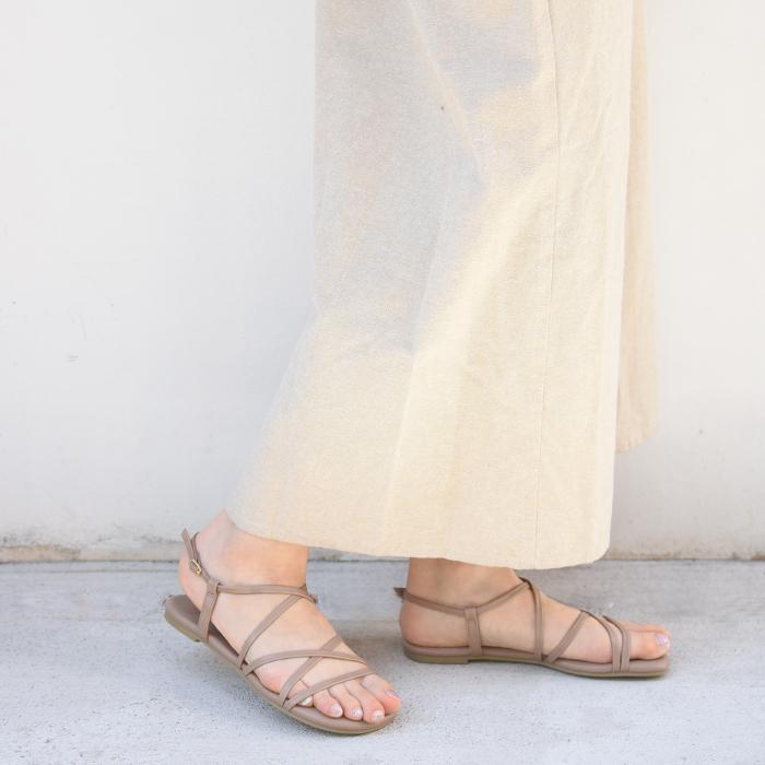 サンダル レディース ストラップサンダル 夏 フラットサンダル 細ストラップ 韓国 おしゃれ かわいい 人気 ブラック 黒 ベージュ ホワイト ベージュ 98ns Nofallsango 通販 Yahoo ショッピング