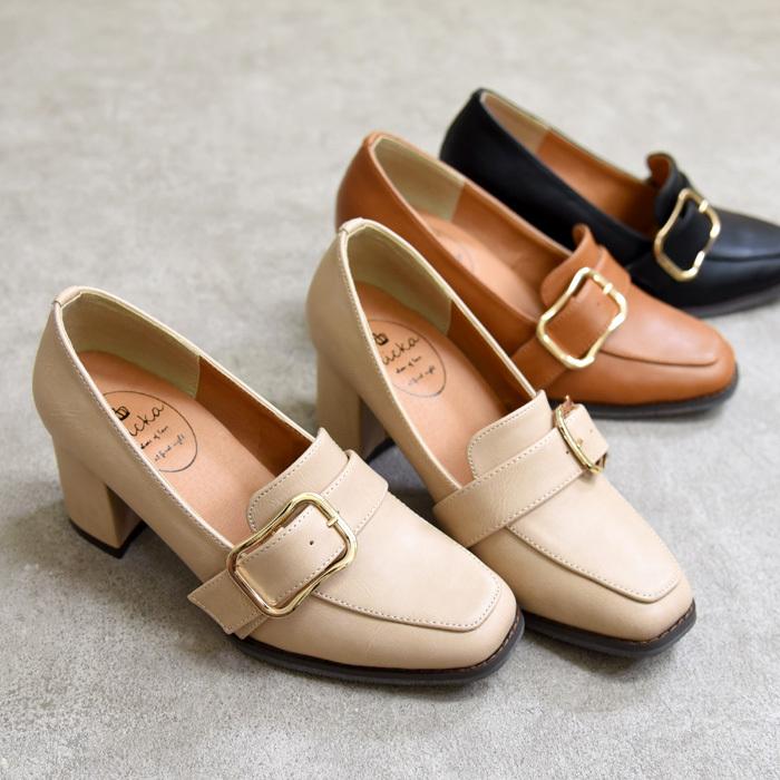 靴 レディース シューズ パンプス ローファー マニッシュ スクエアトゥ ヒール ベージュ ブラック ブラウン 美脚 おしゃれ Nofall Sango サンゴ 98np Nofallsango 通販 Yahoo ショッピング