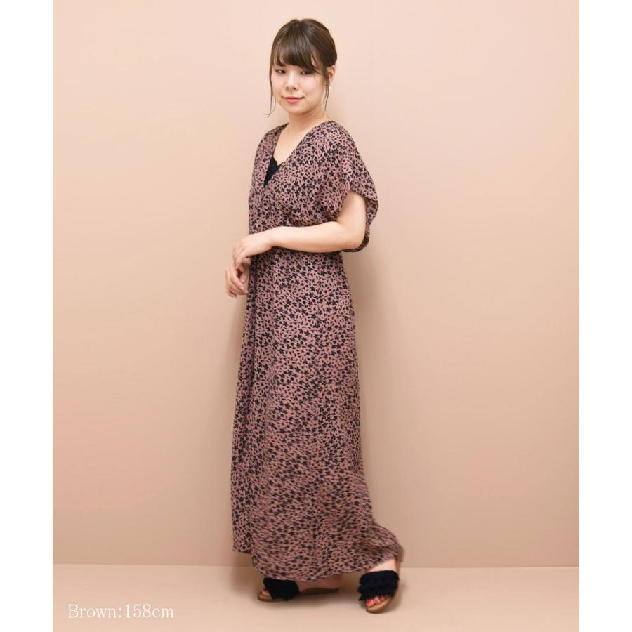 ワンピース カシュクール 花柄 可愛い おしゃれ プチプラ スカート