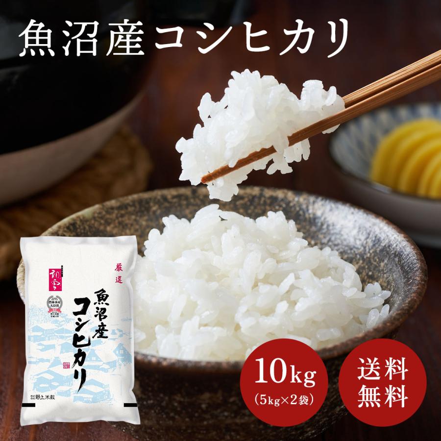 コシヒカリ 送料無料 令和6年産 魚沼産コシヒカリ 10kg(5kg×2袋