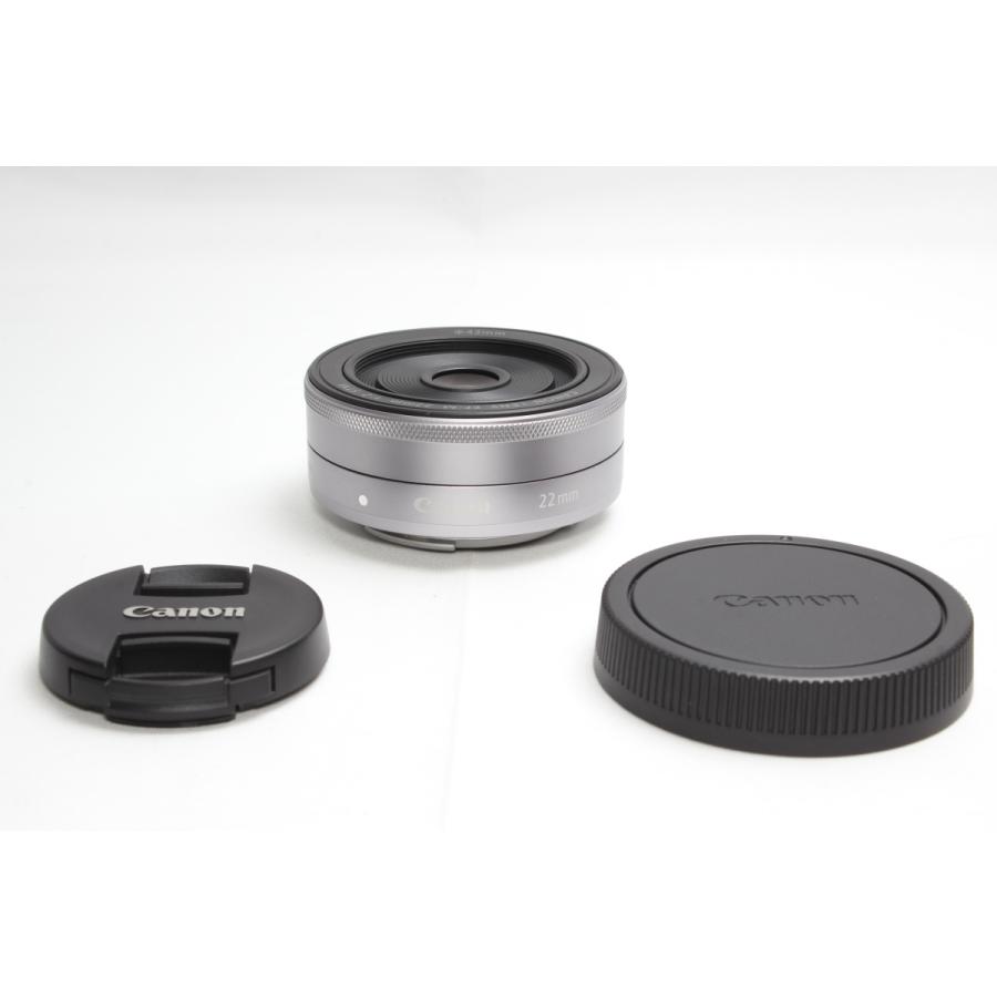 キヤノン（Canon） 単焦点レンズ EF-M22mm F2 STM レンズ シルバー
