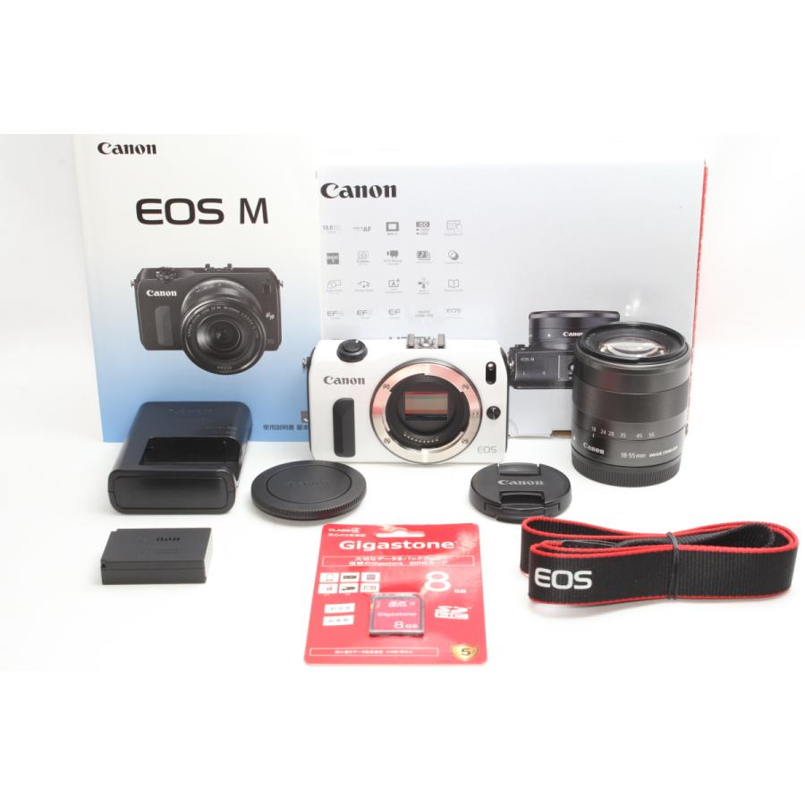 ミラーレス一眼 Canon キヤノン EOS M レンズキット ホワイト 新品SDカード付き｜nogi-camerayshop｜03