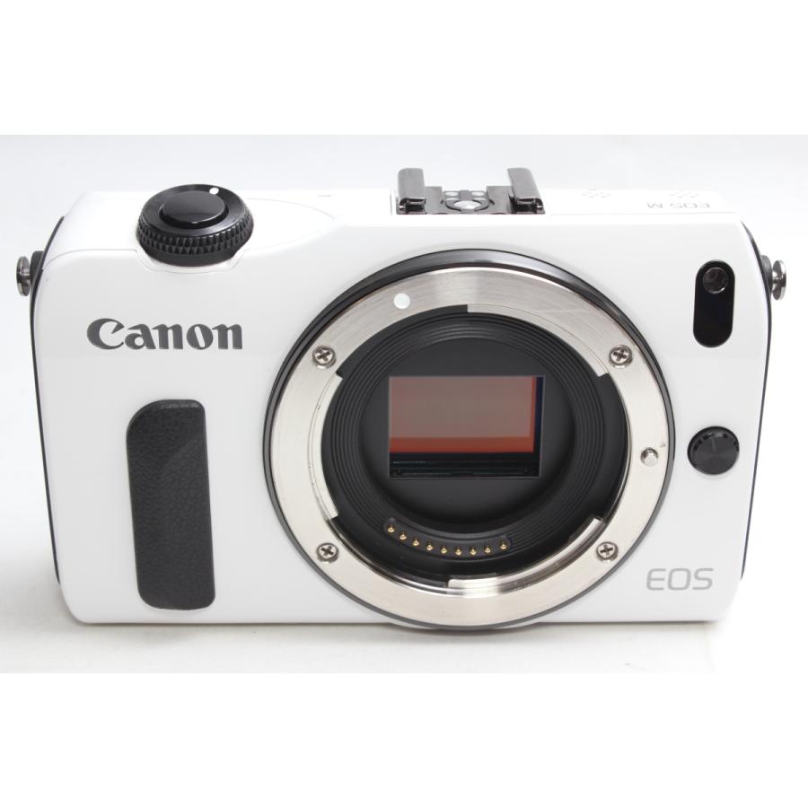 ミラーレス一眼 Canon キヤノン EOS M レンズキット ホワイト 新品SDカード付き｜nogi-camerayshop｜04