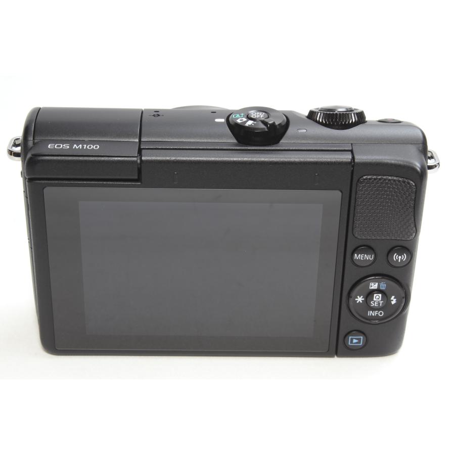 キヤノン ミラーレス一眼 Canon EOS M100 レンズキット ブラック キヤノン ミラーレス一眼 Canon EOS M100 レンズキット ブラック