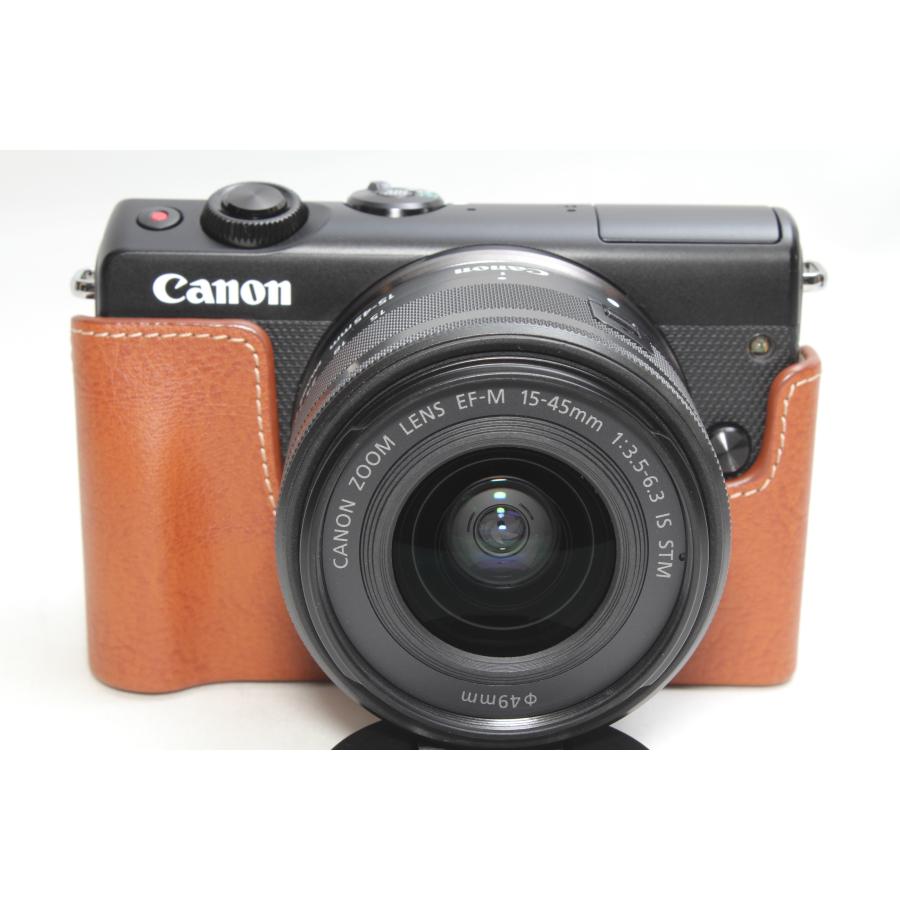 キヤノン ミラーレス一眼 Canon EOS M100 レンズキット ブラック 専用 