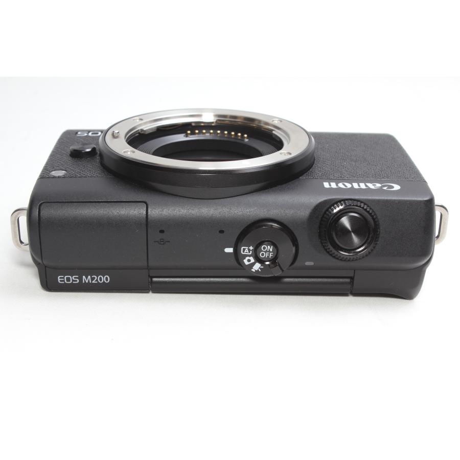 ミラーレス一眼 Canon キヤノン EOS M200 レンズキット ブラック 新品SDカード付き｜nogi-camerayshop｜08