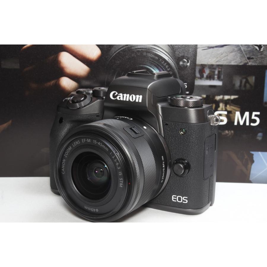 ミラーレス一眼レフCanon EOS M5 レンズキット EF-M15-45mm | www