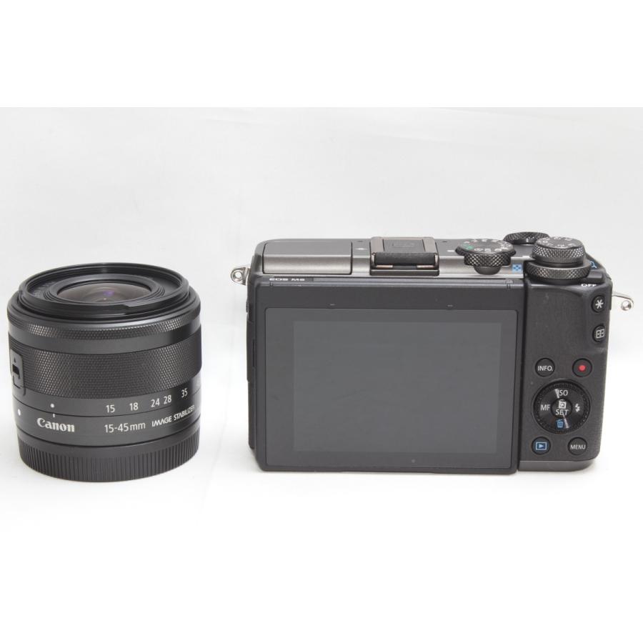 キヤノン ミラーレス一眼 Canon EOS M6 レンズキット ブラック キヤノン ミラーレス一眼 Canon EOS M6 レンズキット ブラック