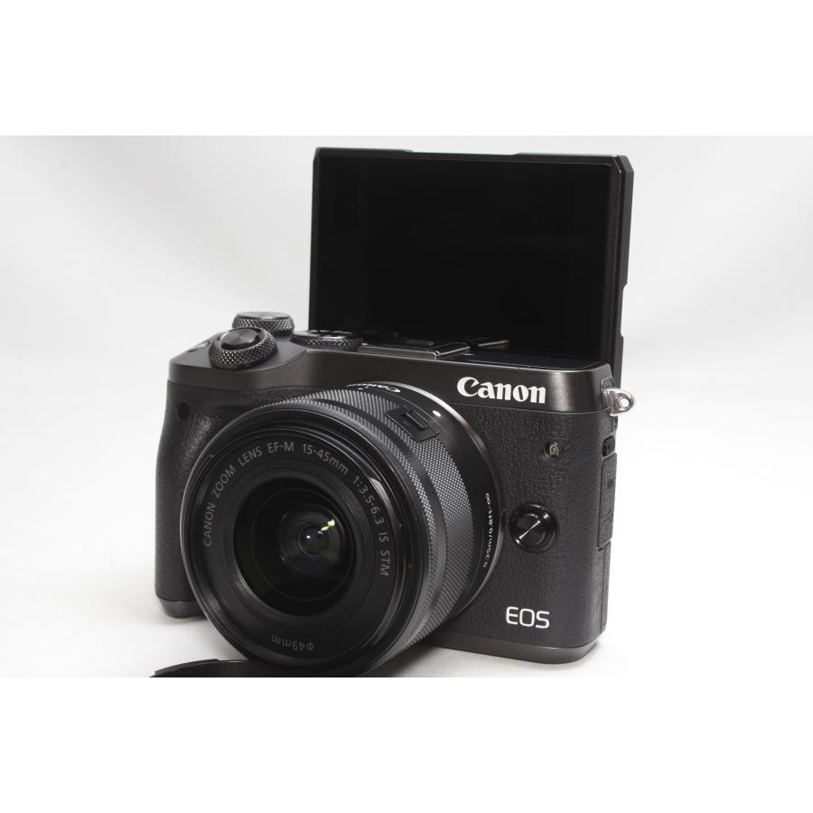 キヤノン ミラーレス一眼 Canon EOS M6 レンズキット ブラック キヤノン ミラーレス一眼 Canon EOS M6 レンズキット ブラック