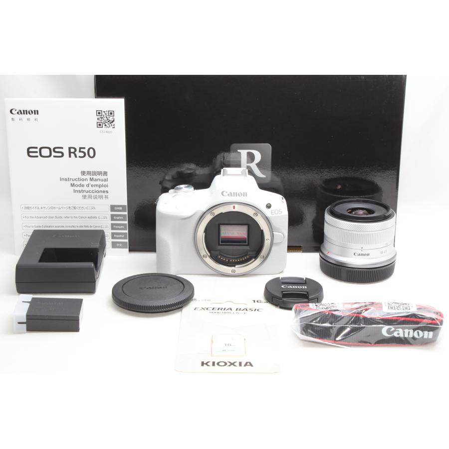 キヤノン 未使用品 ミラーレス一眼 Canon EOS R50 レンズキット キヤノン 未使用品 ミラーレス一眼 Canon EOS R50 レンズキット