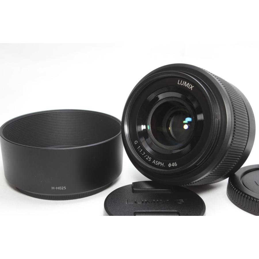 単焦点レンズ Panasonic パナソニック LUMIX G 25mm F1.7 ASPH. レンズ ブラック :lumix25-blk