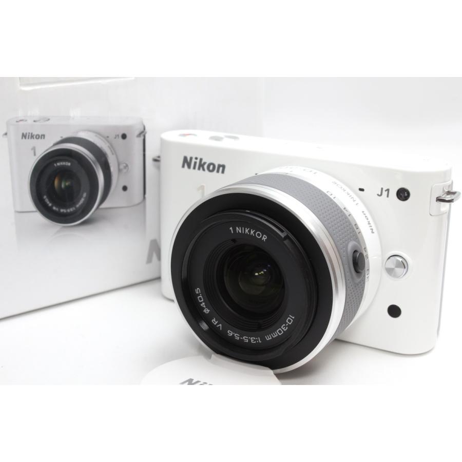 ミラーレス一眼 Nikon ニコン 1 J1 標準ズームレンズキット ホワイト