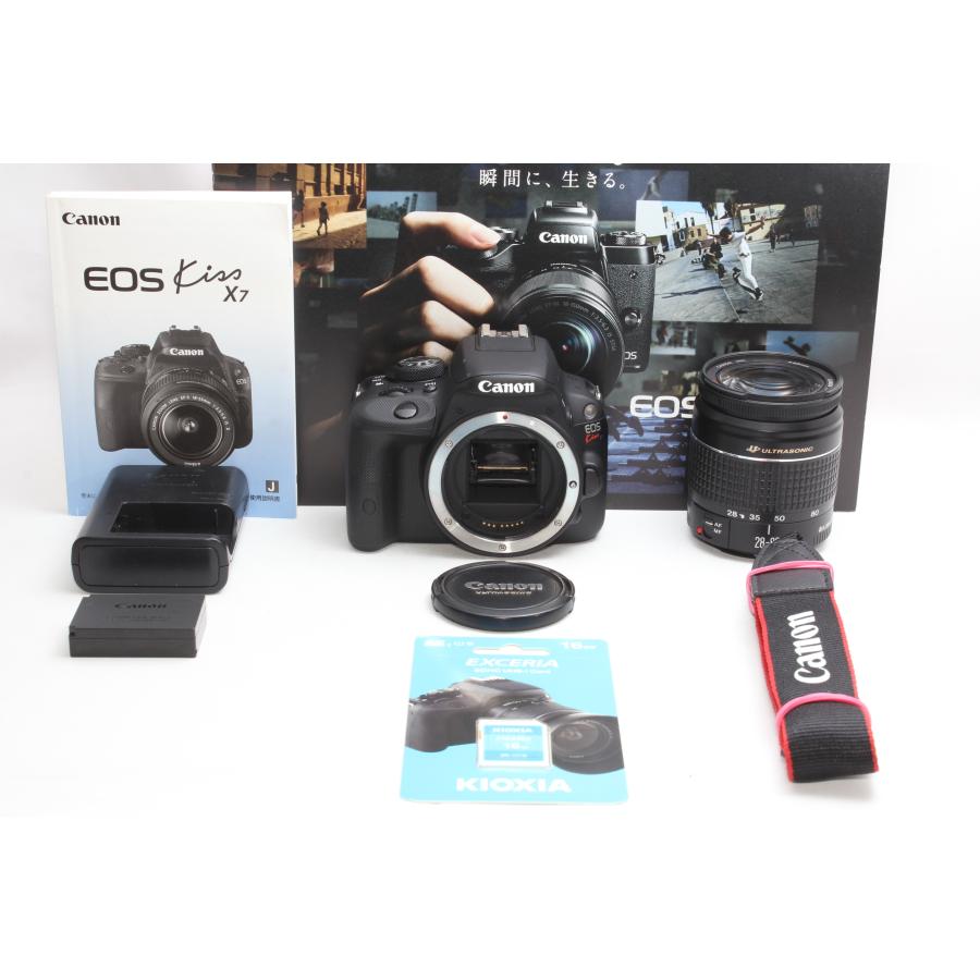 キヤノン 一眼レフ Canon EOS Kiss X7 レンズセット 新品SD キヤノン 一眼レフ Canon EOS Kiss X7 レンズセット 新品SD