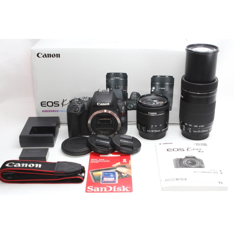キヤノン 一眼レフ Canon EOS Kiss X9 ダブルズームキット 新品 キヤノン 一眼レフ Canon EOS Kiss X9 ダブルズームキット 新品