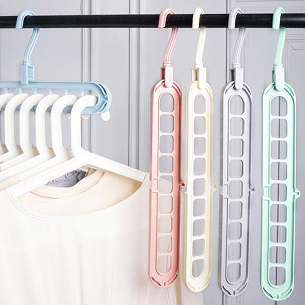 ハンガー 収納 ベランダ クローゼット 洗濯 多機能 ズレない 2way 便利 送料無料 0q 9hanger Nogistic 通販 Yahoo ショッピング