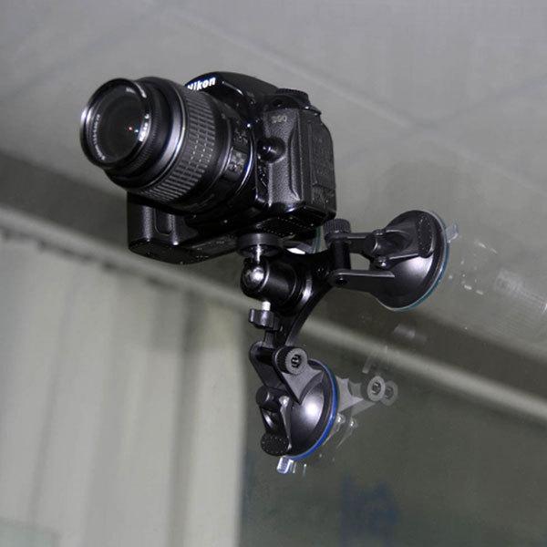 GoPro ゴープロ カメラマウント 吸盤式 カメラスタンド デジカメ 1/4ネジ 吸盤スタンド 吸着 車載カメラ｜nogistic｜05