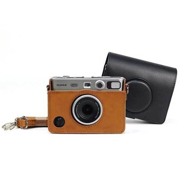 instax mini Evo ケース チェキ カメラケース ショルダーストラップ付き 保護ケース 装着したまま操作可能