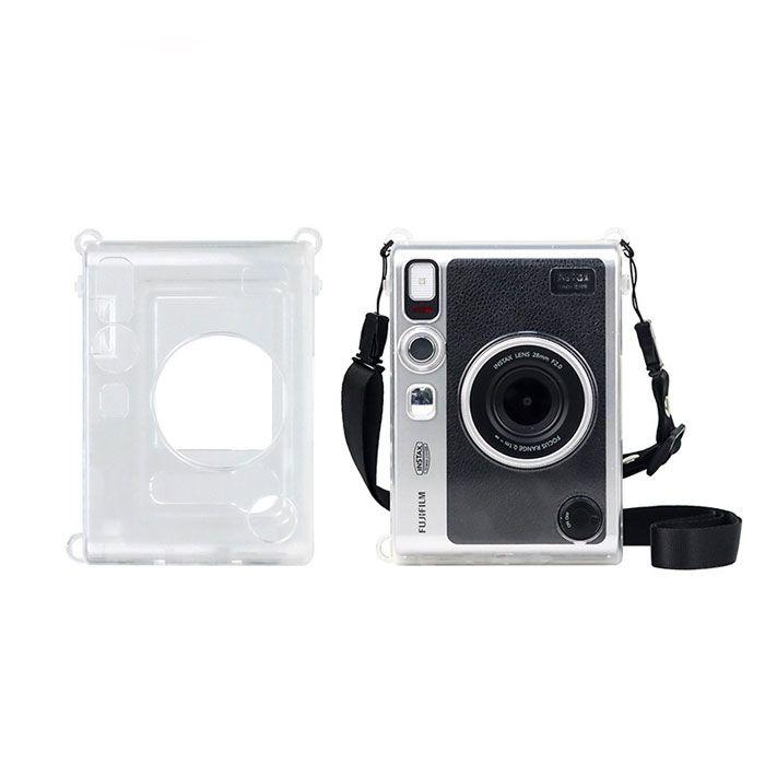 instax mini EVO ケース クリア チェキ カメラケース 透明 保護ケース 