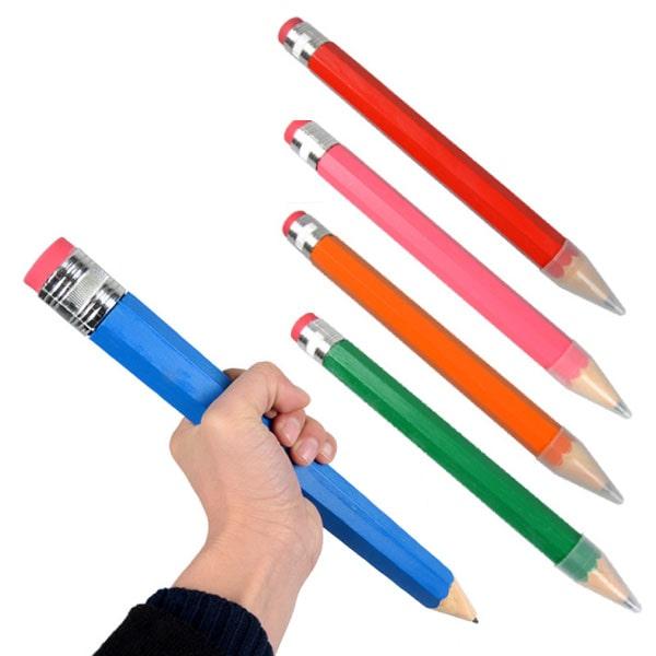 ジャンボ 鉛筆 えんぴつ 木製 筆記用具 文房具 面白い 大きい pencil