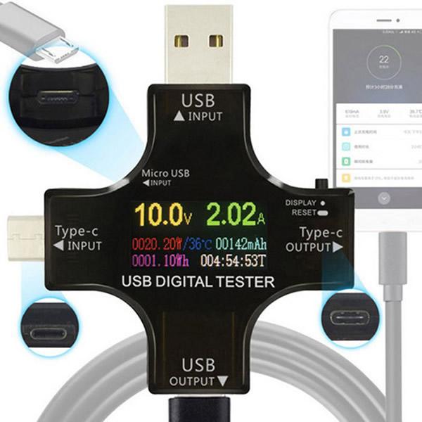 USB Cメーター テスター Type-C USB テスター ディスプレイ 電流 電圧 抵抗 温度 便利｜nogistic｜04