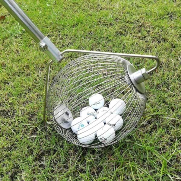 ゴルフボール回収 ゴルフボールコレクター かんたん球拾い ゴルフボールピッカー ゴルフ用品 最大40個収納 2qyballkaisyu