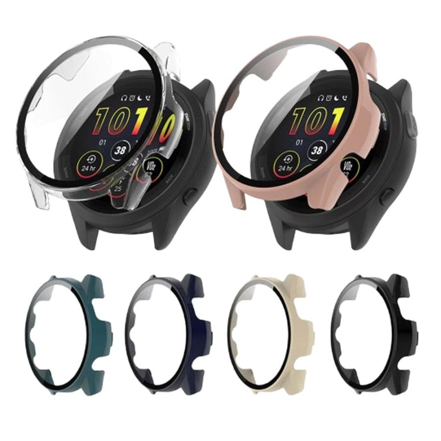 Garmin Forerunner 165 ケース カバー 保護フィルム 一体型 全面保護
