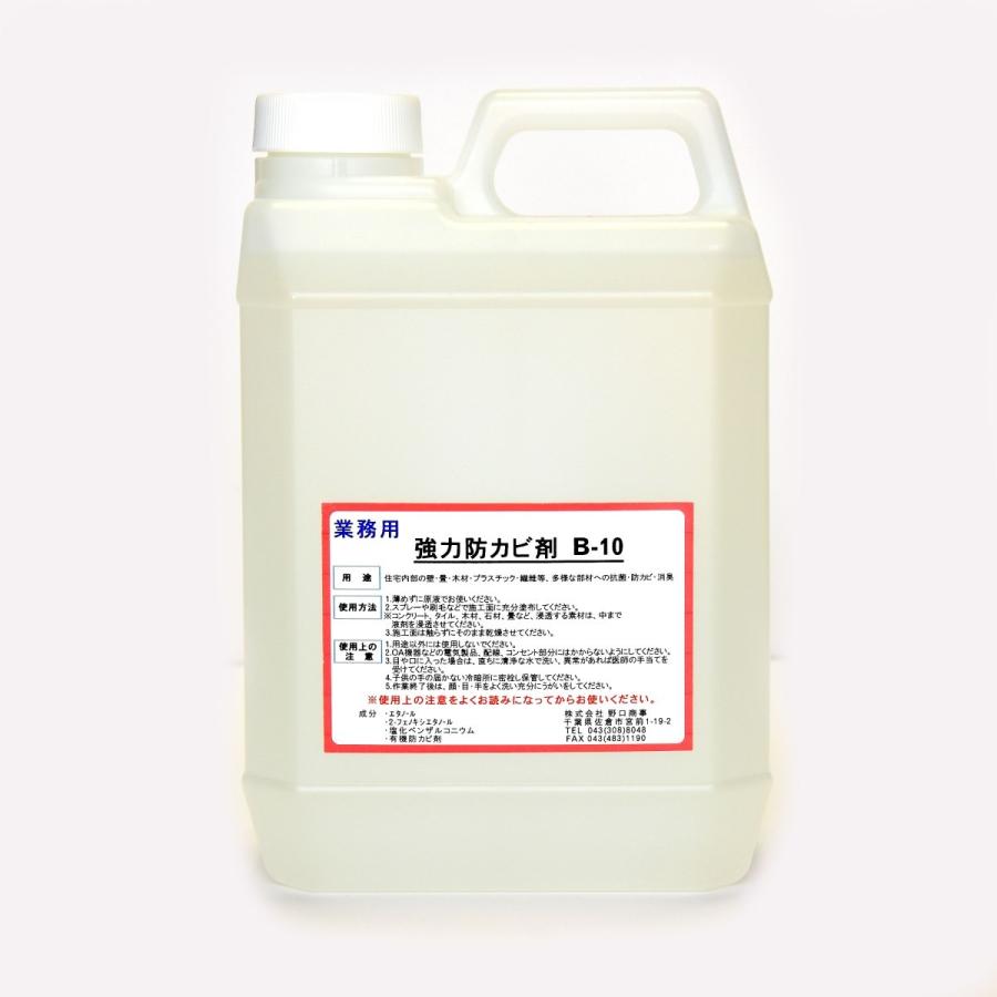 防カビ剤 黒カビ防止 業務用 強力パワー 防カビ剤　B-10 ボトル 2リットル