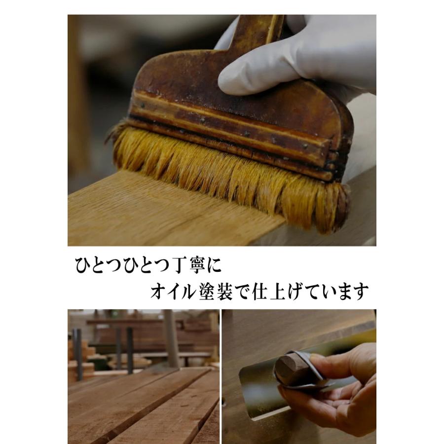 サイドテーブル ナイト ミニ 天然木 総無垢材 オール ブラックチェリー