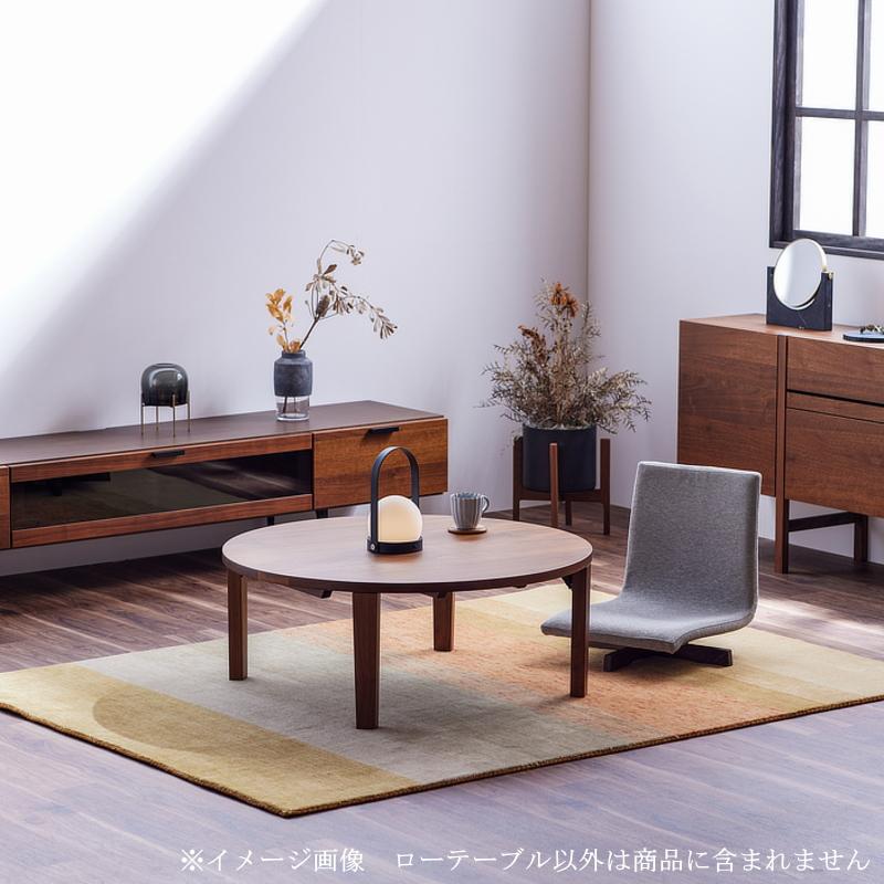 折れ脚座卓 円 ローテーブル ラウンド センター 幅70cm セレクト 