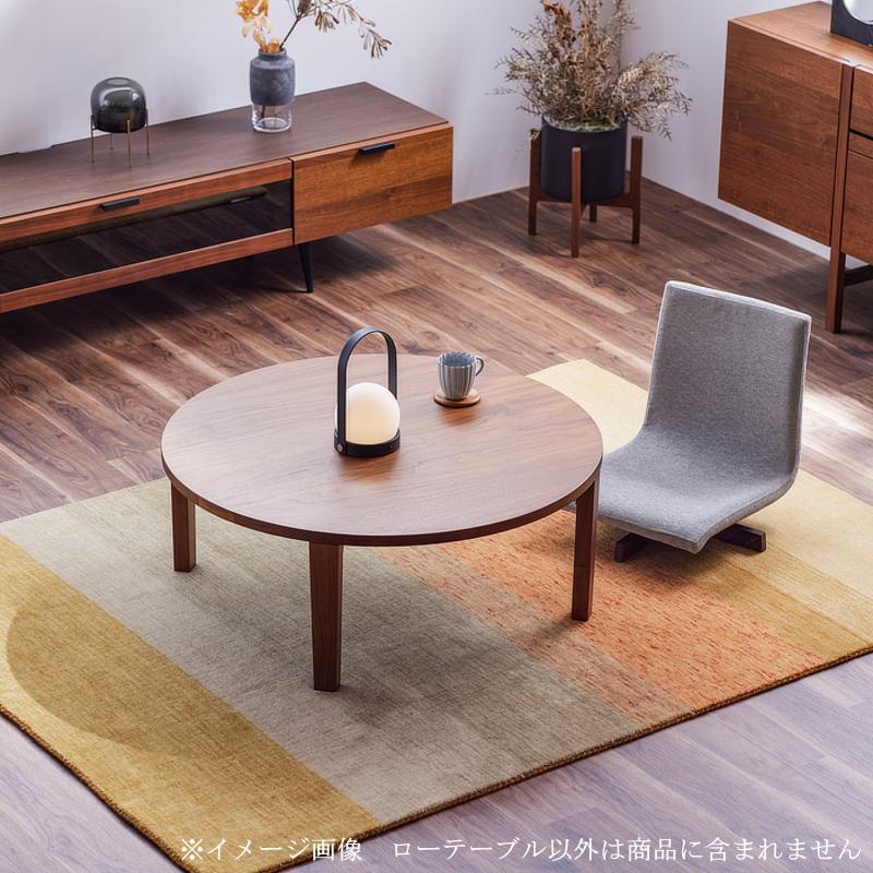 折れ脚座卓 円 ローテーブル ラウンド センター 幅70cm セレクト