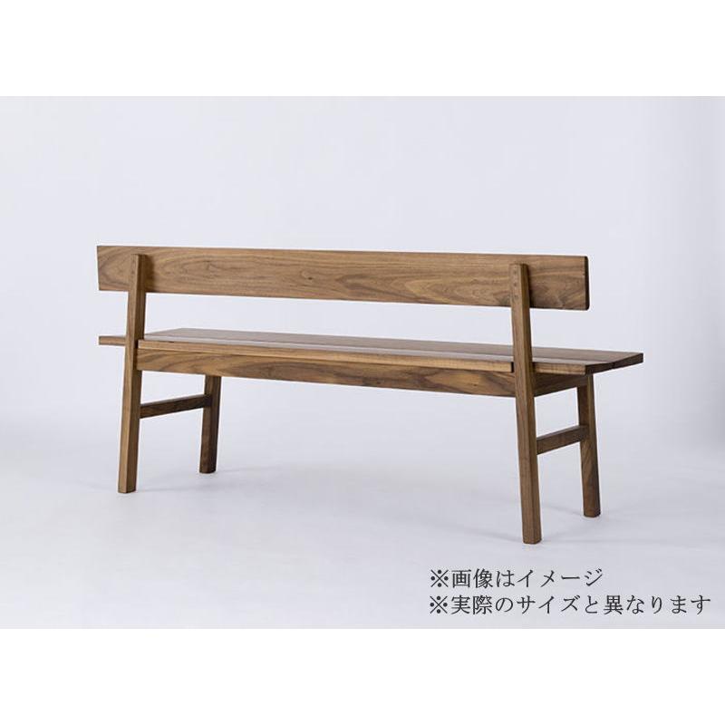 天然木　無垢材　ベンチ 長椅子 直接受取可能 ベンチ ダイニングベンチ 長椅子 背もたれ付き 幅150cm 天然木無垢材