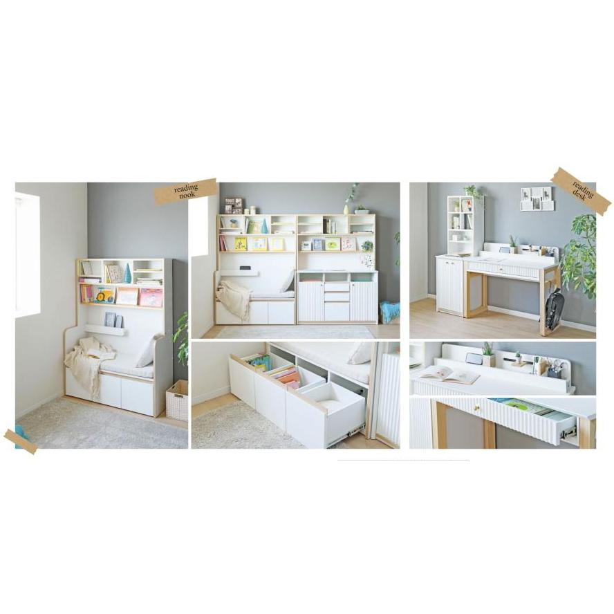 上棚&ベンチ セット販売 姫系 プリンセス 白 ホワイト 女の子 子供用 