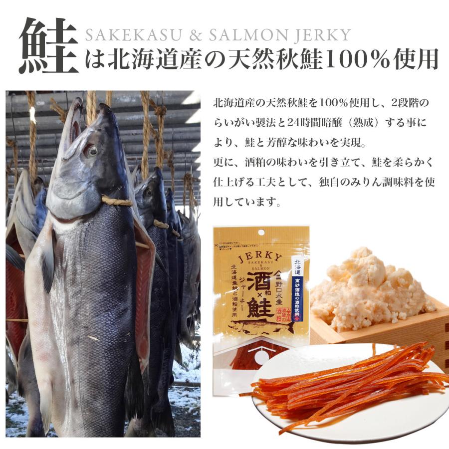 秋の贈り物 ギフト プレゼント 送料無料 2種類から選べる 北海道産 酒粕 鮭ジャーキー 50g 2袋 國稀酒造 高砂酒造 とば 鮭トバ 日本酒 珍味 おつまみ N Sk 003 ヤマニ野口水産 通販 Yahoo ショッピング