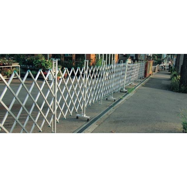 送料無料 アルミゲート 両開き 1800mm 8000mm アルミフェンス ジャバラフェンス アルミキャスターゲート 仮設ゲート 伸縮 門扉 伸縮ゲート バリケード R18 80 農業資材 Com Yahoo 店 通販 Yahoo ショッピング