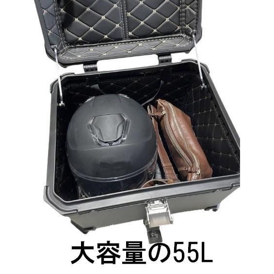 55L カブ ハンターカブ 【ブラック】 クロスカブ 大容量 リアボックス